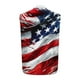 thumbnail image 4 of Camisas de Cuello para Hombres, Moda Casual Día de la Independencia Imprimir Turndown Bolsillos sin Mangas Tanque Deportivo, 4 of 5
