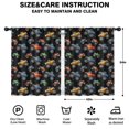 thumbnail image 2 of Blackout Kids Curtains,Flame Decorated Monster Trucks Pattern Childrens Insulated Curtains Set Of 2,Bedroom Essentials,Toddler Room Decor 42"x54", 2 of 5