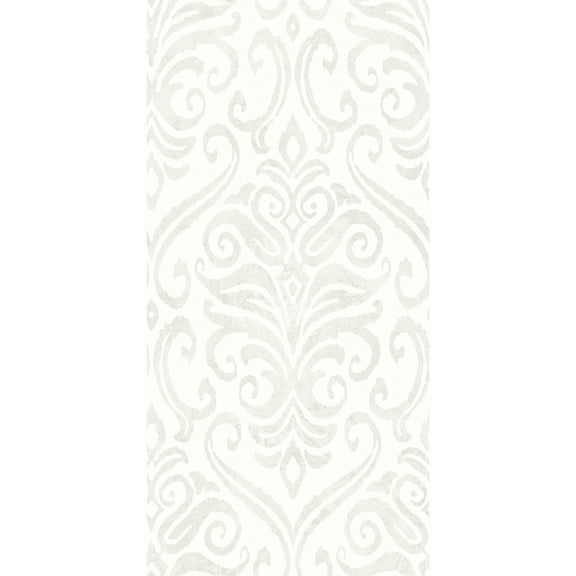Chesapeake Adavu Dove Damask Wallpaper