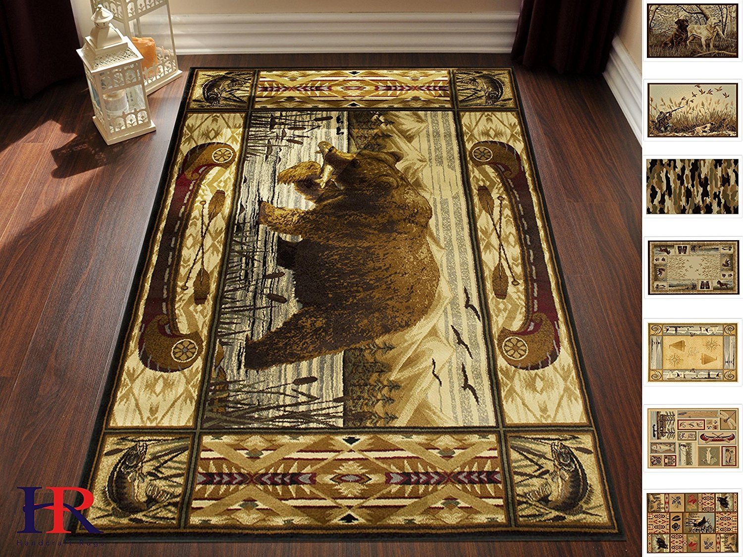 Handcraft Rugs Cabin Rug Cabin Area Rug Modern Geometric Southwestern Design Cabin Area Rug