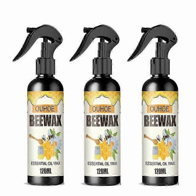 1-3pcs Furniture Beeswax Spray Floor Furniture Care Polishing Waterproof