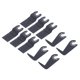 thumbnail image 3 of 12 Pcs Set Oscillating Saw Blade High Carbon Steel Bimetal Universal Multitool Blade for Wood Plastic, 3 of 5
