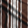 thumbnail image 1 of Soimoi Stripes Printed, Poly Canvas Fabric, Decor Sewing Fabric by The Yard 56 Inch Wide,Decorative Fabric for Curtains Tote Bags, Brown, 1 of 5