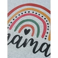 thumbnail image 5 of Liacowi Mommy and Me Rainbow T Shirt Short Sleeve Casual Top, 5 of 8