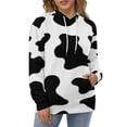 thumbnail image 4 of Animal Printing Cow Men's Women New Sweatshirt Hoodie Men's Plus Size Sweatshirt Hooded Sweatshirt 3d Printed Street Men's Cloth, 4 of 6