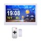 thumbnail image 2 of Reloj Meteorológico Con Brillo Ajustable WIFI 10 Pulgadas Fecha Blanca, 2 of 7