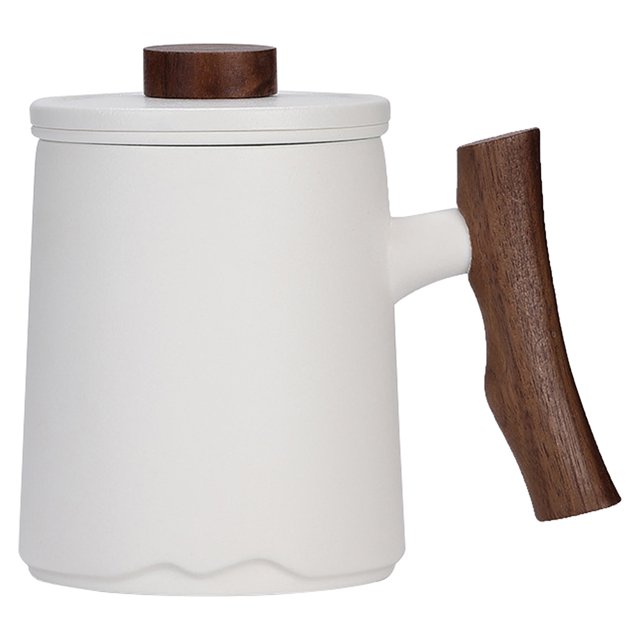 Taza de café de cerámica con colador de té Taza de café de cerámica con filtro Taza para el hogar