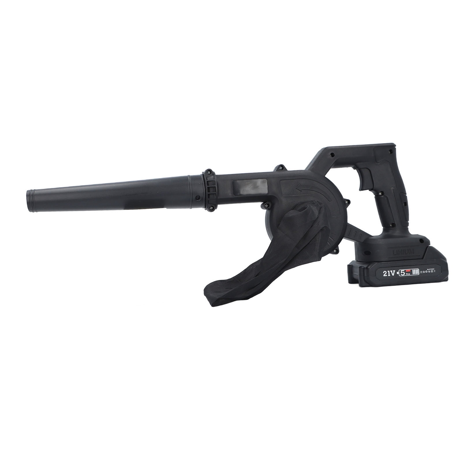 BOKYAN 21V Cordless Leaf Blower & Vacuum, Dual Use Handheld Electric Sweeper with 1300mAh Battery, 116 CFM High Power Dust Cleaner for Lawn Care, Vehicles, and Appliances (12.2 inches / 31 cm)