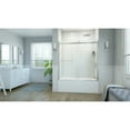 thumbnail image 2 of DreamLine Essence-H 56-60 in. W x 60 in. H Semi-Frameless Bypass Tub Door Brushed Nickel, 2 of 6