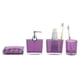 thumbnail image 1 of Accesorios de baño ligeros únicos, 1 juego para tocadores de baño, púrpura PS, 1 of 1
