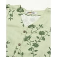 thumbnail image 5 of Moomaya Printed Tops For Women, Short Sleeve Casual Summer Top Shirt, 5 of 9