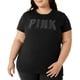thumbnail image 1 of Camiseta Victoria's Secret Logo Bling de manga corta S, 1 of 5