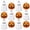 B, variant on 12 Pcs Halloween Ghost and Pumpkin Ornaments, 2.36 Inch Matte Hanging Balls, Shatterproof Tree Decorations for Halloween Christmas Party Decor