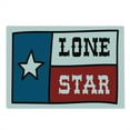 thumbnail image 2 of Texas Star Cutting Board, Lone Star Flag United States of America Themed Patriotic Design, Decorative Tempered Glass Cutting and Serving Board, Large Size, Cobalt Blue Ruby White, by Ambesonne, 2 of 5