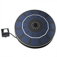 thumbnail image 1 of Labymos Solar-power Birdbath Fountain Pump With Battery Backup 2.5W Brushless Anti-Blocking Submersible Pump Panel Kit, 1 of 8