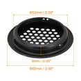 thumbnail image 2 of Unique Bargains Évent de Soffite Circulaire 53mm, Lot de 40 Évents Ronds en Acier Inoxydable, Noir, 2 of 5