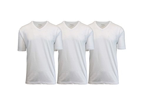 pack V-Neck Undershirts(XXL)(White 