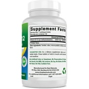 Best Naturals Vitamin B-12 as Methylcobalamin (Methyl B12) 6000 mcg 60 Sublingual Tablets