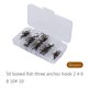 thumbnail image 3 of Anzuelo Triple Afilado Juego De Anzuelos De Pesca Triples 50pcs/Box Anzuelo De Pesca Sharpened Treble Hook 5 Tamaños 2/4/6/8/10 Fishhook Tackle Brown ANGGREK Otros Deportes, 3 of 7