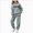 C266-Grey, variant on Toddler Baby Girl Fall Winter Outfit Long Sleeve Printed Top and Pants Set Sweatsuit(Light Blue,11-12 Years)