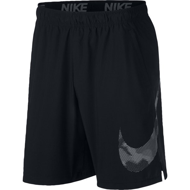 Nike - Pantalones cortos de entrenamiento atlético para hombre, color negro, grande
