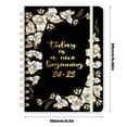 thumbnail image 2 of Mfigree July 2024 to 2025 Plan Notebook Gold Stamping Schedule for Women, Mom, Work Calendar Planner - Spiral Bound Weekly Planner, Weekly/Monthly Agenda Organizer & Calendar Book, 2 of 8