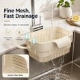 thumbnail image 5 of Foldable Hanging Sink Drain Basket, 2026 New 2-in-1 Foldable Sink Colander Anti-Clog Filter & Organizer, Multi-functional Kitchen Sink Strainer Basket Stretchable Colander, 5 of 6