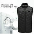 thumbnail image 6 of DAFPZW Heated Vest USB Electric Heated Vest Heating Jacket Winter Vests for Outdoor Motorcycle Camping Fishing Skiing with 28 Heating Zones, 6 of 9