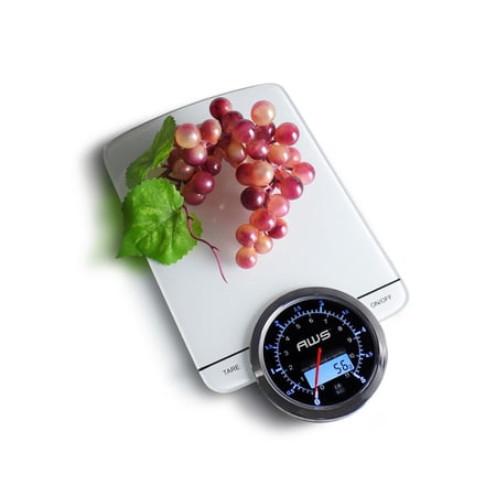 Amrican Weigh Scales Vintage 11Lbdual Display Digital & Anlog Kitchen Scale