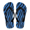 thumbnail image 2 of POLERO Girls Boys Blue Zebra Print Flip Flops Sandals Kids Water Shoes - Thong Beach Slides Slip On Quick Dry (Toddler-Little Kid) Size 10, 2 of 7