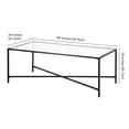 thumbnail image 5 of Evelyn&Zoe Industrial 48" Wide Blackened Bronze Coffee Table, 5 of 7
