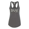 thumbnail image 2 of Wild Bobby, Thou Shall Not Try Me Mood 24:7, Inspirational/Christian, Women Racerback Tank Top, Dark Grey, Medium, 2 of 4