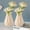 Beige[2Pack], variant on Djiypn 2 Pack Ceramic Vases, Modern Home Decor, 6 inches Dried Flower Vases, Boho Home Decor for Centerpieces Wedding Dinner Table Party Living Room Office Bedroom