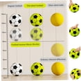 thumbnail image 7 of Dwellin Kids Foam Soccer Ball 8.27 Inch Mini Soft Silent Football Indoor Outdoor Toy Balls for Training Kicking Realistic Bounces Quiet Practice Black, 7 of 7