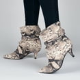 thumbnail image 4 of Journee Collection Womens Jo Tru Comfort Foam Pull On Kitten Heel Booties, 4 of 7
