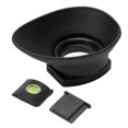 thumbnail image 3 of Viewfinder Protector, Replacement Viewfinder Eyepiece Durable Cat Ear Shape  For D800 Camera, 3 of 8