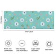 thumbnail image 3 of Pioneer Flower Floral Print Pattern Bathroom Rugs Mat, Non Slip Microfiber Bathroom Rug with Rubber Backing, Soft Mats for Bathroom Floor Tub Shower, 17"x47", 3 of 5
