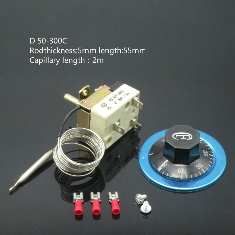 Water heater temperature control switch oven temperature controller Fryer knob temperature control Adjustable thermostat