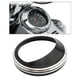 thumbnail image 3 of Anillos embellecedores para velocímetro de motocicleta, aleación de aluminio de 124mm, 5 "para Deluxe Flstn, reemplaza accesorios, piezas de negro y plata DYNWAVEMX Anillos de ajuste del velocímetro, 3 of 8