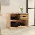 thumbnail image 6 of vidaXL Shoe Cabinet Freestanding Storage Shoe Rack Organizer Solid Wood Pine, 6 of 16