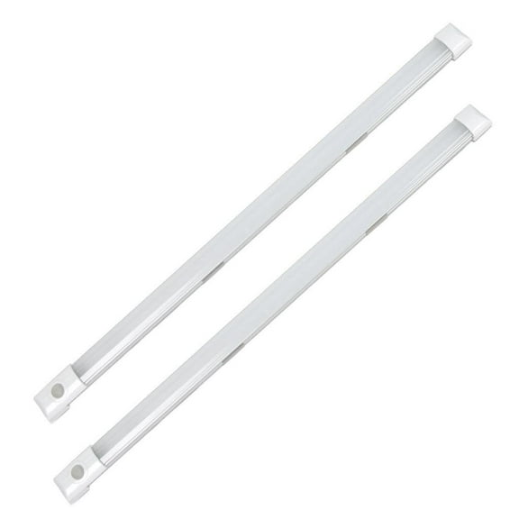 Dream Lighting LED 12V 11.81inch Switched Under Cabinet Light Bar RV Coach Van Boat Ship Indoor Compartment Kitchen Lighting Cool White, 2-Pack