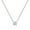 White Gold in Gold Chain, variant on Collection IGI Certified 1.00 Cttw Round Lab Grown White Diamond Classic Floating Solitaire Pendant Necklace with 18 inch Silver Chain for Women in 14K Solid Yellow Gold