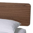 thumbnail image 4 of Baxton Studio Alyssa Japandi Walnut Brown Wood King Size Platform Bed, 4 of 6