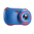 thumbnail image 1 of Cámara digital para niños Pantalla LCD de 2,4 pulgadas Videocámara recargable para niños con tarjeta de memoria 16G, Azul AweSitey EL000042-01B, 1 of 2