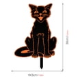 thumbnail image 3 of Wosthever Letreros de jardín duraderos y elegantes Cat para un ambiente festivo Creando un ambiente festivo Letrero de pila de tierra Kits de decoración para fiestas B, 3 of 6