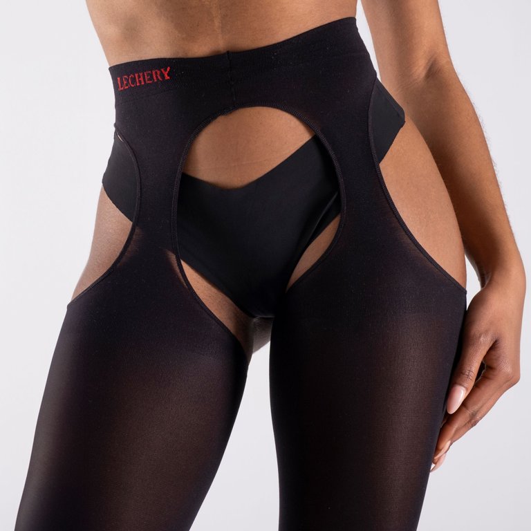 Boolavard Women's Sheer Pantyhose 5 Denier Ultra Thin High Waist Tights Stockings (Standard, Black Large (suitable for 60kg-85kg body weight)) at Women's Clothing store