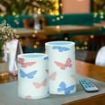 thumbnail image 3 of Yayeee Flameless Candles with Remote Flickering Battery Operated Multi Color Changing, Red Butterflies, 3 of 7