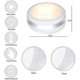 thumbnail image 3 of Puck lights with remote control, wireless LED puck lights battery operated, LED puck lights with remote control, LED bench lighting, dimmable wardrobe, 3 of 5