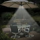 thumbnail image 5 of Lámpara de poste para jardín al aire libre que funciona con batería con regulador de intensidad de 3 modos para sombrillas, carpas y barbacoas, luz de sombrilla de 28 LED, 5 of 6