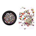 thumbnail image 1 of BECLOTH Nail Arts Crystal Rhinestones Nail Rhinestones Craft Rhinestones Flat And Pointed Round Rhinestones For Nail Makeup And Face Gems, 1 of 1